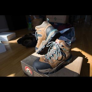 Irish setter winter boots.